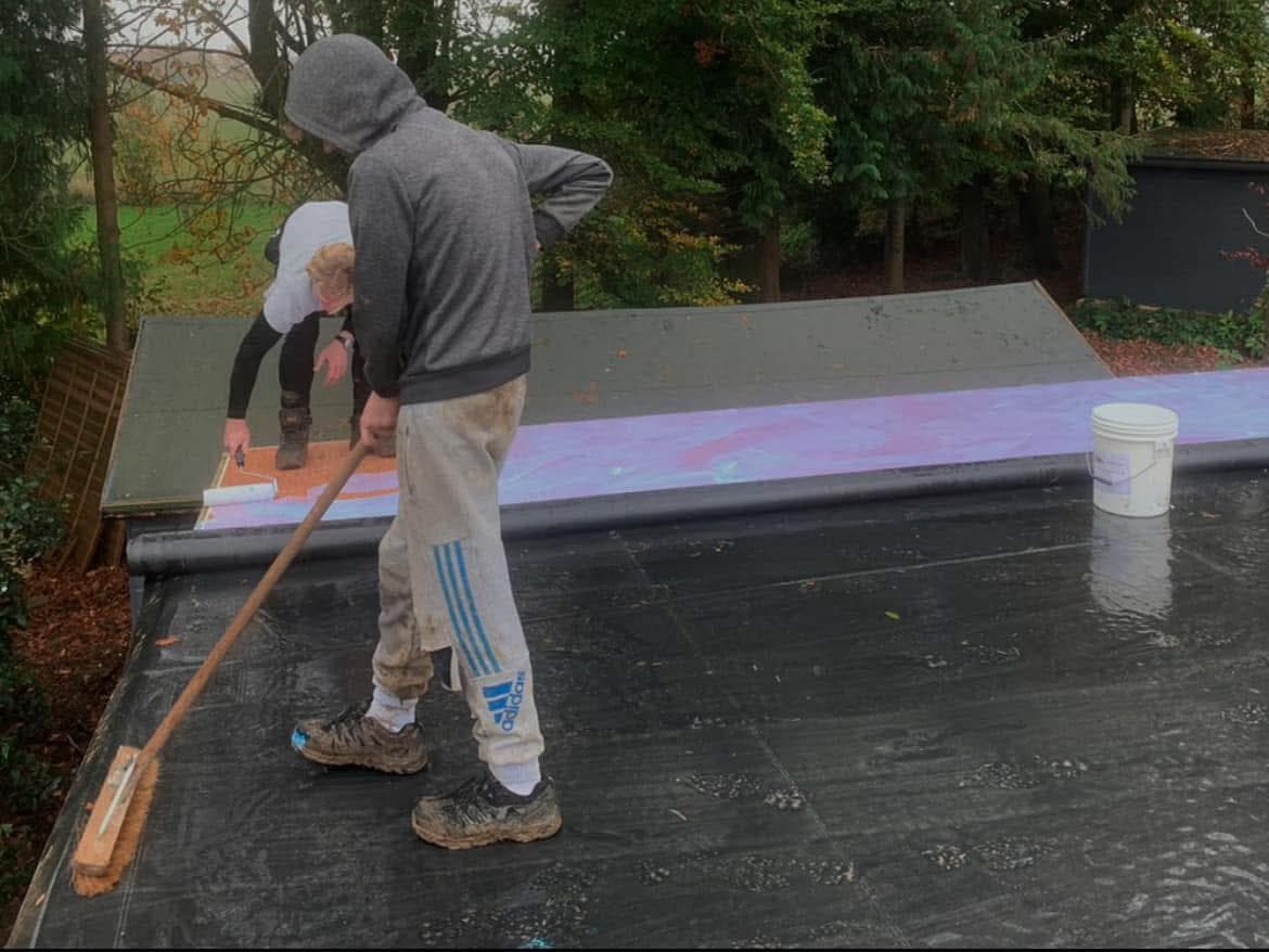 Flat Roof Surface Finish
