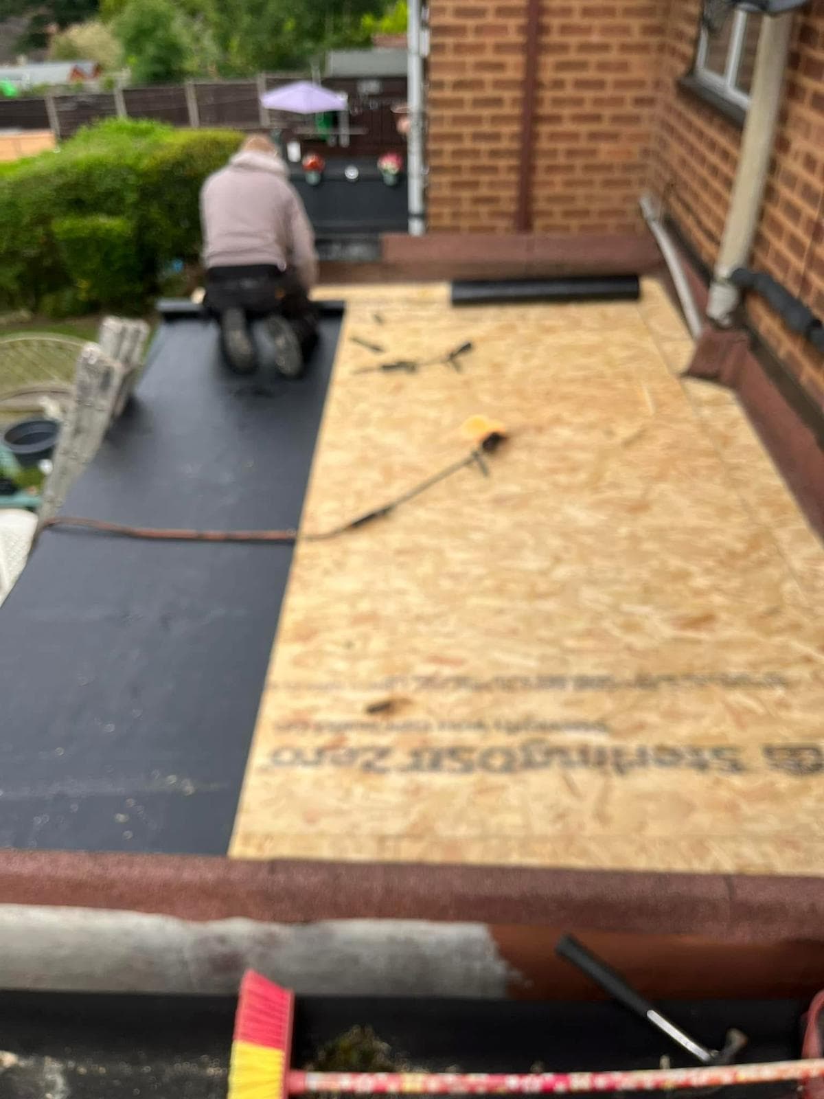 Completed Flat Roofing Project